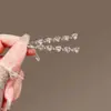 Exquisita Pinza para el Cabello con Forma de Corazón de Pedrería para Mujer 2025 Nuevo Clip para Flequillo Pinza Lateral Moda Versátil Pinza de Personalidad para el Cabello