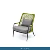 Sofá de Exterior, Patio, Balcón Exterior, Sofá Silla de Mimbre para Villa, Combinación Creativa, Muebles de Mimbre para Ocio en Alojamiento al Aire Libre