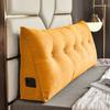 Cojín de Cabecera Transfronterizo Almohada Respaldo de Cama Tatami Bolsa Suave Cojín Triangular para Cintura Respaldo Simple Extraíble y Lavable