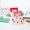 Tarjeta de Felicitación Corea Tarjeta de Felicitación Creativa Venta al por Mayor Festiva Mini Dibujos Animados Tarjeta con Elementos Navideños Tarjeta de Felicitación de Año Nuevo y Navidad