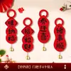 Decoraciones para inauguración de casa, adornos para manijas de puerta, colgantes de campana, suministros para ceremonia de mudanza, decoración de casa nueva