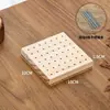 Plantilla de Tejer con Patrón de Flor de Ganchillo de Madera, Tablero de Modelado Hecho a Mano con Forma de Cuadrado de Abuela para Figuras, Tablero de Clavijas para Arcilla