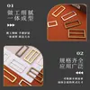 Hebilla Japonesa de Tres Velocidades Transfronteriza Hebilla Cuadrada de Aleación de Zinc 2.5cm Hebilla Ajustable Cinturón de Gama Alta Ropa Equipaje