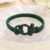 2022 transfronterizo Europa y Estados Unidos nuevo Milán cuerda acero inoxidable hebilla de herradura pulsera hombres Joker cuerda de mano joyería al por mayor