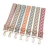 Nueva correa ancha de jacquard cruzado de 3.8 cm, correa larga gruesa para reducir la carga, correa de repuesto cruzada, accesorios para bolso de mujer