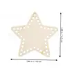 Marco fijo de punto de cruz al por mayor paquete de madera de comercio exterior mini DIY estrella de cinco puntas tablero de madera aro de bordado pequeño bordado