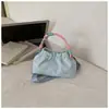 Bolsa de Tecido Grande Capacidade Casual Simples 2026 Novo Estilo Simples Moda Coreana Alça Larga de Ombro Ajustada Bolsa de Ombro Único Transversal