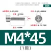 Tornillos de Acero Inoxidable 304 Gb70.1 Cabeza Cilíndrica Hexagonal Sin Nervaduras Cabeza Cóncava Tornillos Cóncavos Ligeros M2M3M4