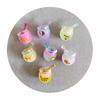 Frasco pequeño luminoso DIY pegamento crema epoxi funda para teléfono material de belleza caja de papelería accesorios de resina para joyería