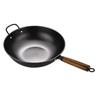 Atacado do Fabricante Wok de Ferro a Gás Nitrogênio, Frigideira Antiaderente Física, Wok Sem Revestimento, Panela de Ferro Fundido por Imitação, Utensílios de Cozinha, Utensílios de Cozinha para Viagem