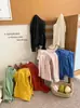 Ropa para Niños Mianbaizai Otoño/Invierno 2026 Nueva Camisa Térmica de Terciopelo Solar Cepillado con Cuello Alto Esencial para Vestir por Capas