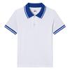 Camiseta Infantil Camiseta Branca Camisa Polo Infantil Meninos e Meninas Uniformes Brancos para Ensino Fundamental e Médio Uniformes de Jardim de Infância