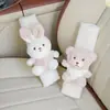 Funda de Cinturón de Seguridad para Hombro de Coche Linda Universal para Cuatro Estaciones Verano Suave Niños Pareja Anti-Golpe en el Cuello para Hombres y Mujeres