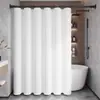 Juego de cortina de ducha para baño, engrosada, resistente al moho, instalación sin taladro, impermeable, cortina de ducha, cortina divisoria de lujo ligero
