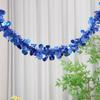 Ventas directas de fábrica raya de lana verde oscuro borde verde oscuro nuevo Navidad boda celebración festival decoración raya de color borde de copo de nieve