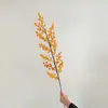 Fruta Roja Fruta de la Fortuna Adorno de Decoración de Año Nuevo Cubo de la Suerte Hoja de Ginkgo Dorada Fruta de la Prosperidad Flor de Nochevieja Flor Artificial