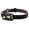 Iluminación Exterior Linterna Frontal Inteligente Sensor T6 Luz Fuerte Multifuncional Portátil Montada en la Cabeza Lámpara de Iluminación de Largo Alcance Alta Brillo Pesca Nocturna