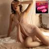 Lingerie Linda e Sedutora, Roupa de Dormir Sexy e Erótica, Camisola Sedutora de Renda Transparente, Roupa de Dormir Sexy e Apaixonada