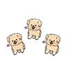 Desenho animado fofo acrílico patch pet acessórios para cães faça você mesmo grampo de cabelo broche emblema material de geladeira