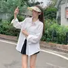 Camisa de Estilo Perezoso Talla Grande para Mujer, Cárdigan de Manga Larga Holgado con Cuello y Diseño Elegante, Casual y Versátil