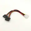 Cable de alimentación de puerto serie SATA 1-2 D de 4 pines a cable de alimentación SATA 1-2 cable de alimentación