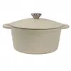 Venta Directa de Fábrica Olla de Hierro Fundido Esmaltado con Doble Asa para Estufa de Gas y Cocina de Inducción, Olla de Sopa Esmaltada, Olla para Estofado, Olla sin Recubrimiento