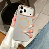 Aplicable a Apple 18promax Funda Magnética Mate para Teléfono iPhone17 Pintura en Spray Amigable con la Piel 16 Cubierta Protectora a Prueba de Caídas