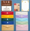 Papel de Carta Vintage Estilo Nórdico Ins Carta de Amor Casal Cartão de Cumprimentos de Luxo Cartão Postal Bolsa Selo de Cera Estampagem Dourada Premium