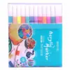 Explosões pvc caixa acrílico marcador caneta crianças 80 cor grafite aquarela caneta empilhável cor crianças pintura caneta atacado