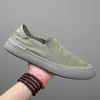 Sapatos de Pano Antigos de Pequim para Homens, Verão Finos Casuais Respiráveis Lona Seda de Gelo Slip-On Tênis Masculino de Solado Macio