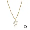 Collar Cruzado Vintage con Incrustaciones de Diamantes del Alfabeto Inglés Cursivo de 26 Letras con Cadena Retorcida, Joyería Personalizada DIY con Inicial