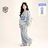 TUTU Elefantinho Roupas Infantis Moletom Feminino 2026 Nova Moda Gola Redonda Jaqueta Pulôver para Primavera e Outono