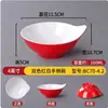 Melamina Escandinava Dos Tonos Vajilla Bufet Bol para Condimentos Plástico Bol Pequeño Plato Comercial Hotel Bol para Sopa Olla Caliente Bol para Salsa
