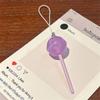Cuerda de Teléfono Móvil de Piruleta de Simulación Divertida para Niños Cadena de Llavero de Color Contrastante Dopamina Cadena Goo Ben Creativa Colgante de Mochila Estilo Ins