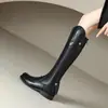 Botas altas hasta la rodilla para mujer, nuevas y modernas para otoño/invierno 2026, botas de montar de caña alta con tachuelas, botas largas versátiles, botas de jinete