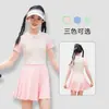 Traje de banho infantil Happy Yuan para meninas, estilo maiô com saia, adequado para estudantes do ensino fundamental II, disfarça gordura corporal e afina a silhueta, ideal para férias em fontes termais, traje de banho anti-exposição