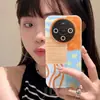 Adequado para Capa de Celular Huawei Mate80Pro Tudo Incluído Anti-Queda Huaweimate80Promax Novo Laranja Azul Bloco