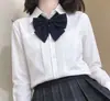 Camisa JK Primavera y Verano Pliegues de Acordeón Básica Uniforme Superior Manga Larga Manga Corta Estudiante Femenina Estilo Preppy Venta al por Mayor Versátil