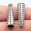 30X11X10Mm 3.8g Plata Antigua Accesorios para Joyería Europea y Americana Materiales para Bricolaje Tapa de Borla Cónica Convexa