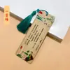 O Marcador de Livro de Bambu com Poesia de Li Qingzhao é um Ótimo Auxiliar para Alunos Aprenderem Poemas Antigos, um Bom Presente para Professores Recompensarem Alunos