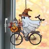 Magia de Halloween Transfronteiriça Série Pequena Bruxa Bolsa de Carro Pingente 2D Novo Pingente Plano de Acrílico