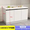 Gabinete de cocina con encimera de pizarra, gabinete doméstico de mármol, gabinete para estufa integrada, gabinete simple y económico para alquiler