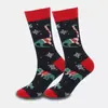 26 Calcetines Navideños Transfronterizos Nuevos de Papá Noel Sorpresa Festiva en Stock, Calcetines Divertidos de Media Caña de Moda al por Mayor de Fabricantes