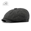Boina Octogonal Clássica Masculina Costura Personalizada Boina Artística Juvenil Boina Newsboy Vintage Britânica Boina Infantil