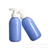 Botella de PET Redonda de Hombros Redondos y Fondo Redondo de 250 ml, Botella Plástica Vacía para Champú, Gel de Ducha y Loción Corporal, Tamaño Pequeño para Viaje