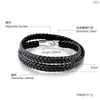 Pulseira de corda de couro bovino puro europeia e americana Pulseira de corda de couro bovino retrô Haiteng Fábrica de Dongguan direto HS-021