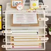 Estante de Almacenamiento de Archivos Organizador de Escritorio de Oficina Estante Clasificador de Documentos A4 Clasificación por Tema Estantería de Libros Multicapa