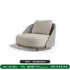 Sofá Exterior Tejido de Ratán Mueble Combinado de Mesa de Café Silla de Ratán de Ocio Madera Maciza Nórdica Jardín Balcón Patio Villa de Teca