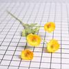 Flor artificial 4 flores amapola flor falsa crisantemo occidental flor de seda suave ramo salón de bodas fábrica mayoreo y menudeo