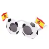 Gafas Mundial de Fútbol Gafas de Fiesta Bandera Suministros para Fiesta Accesorios para Fotos Gafas de Sol para Disfraz de Baile Festivo